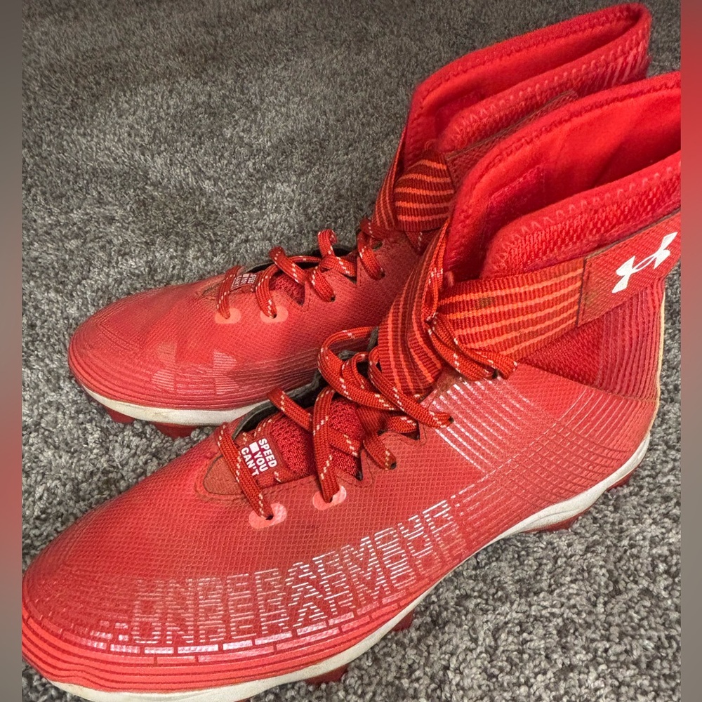 Under Armour High-Top Football Cleats